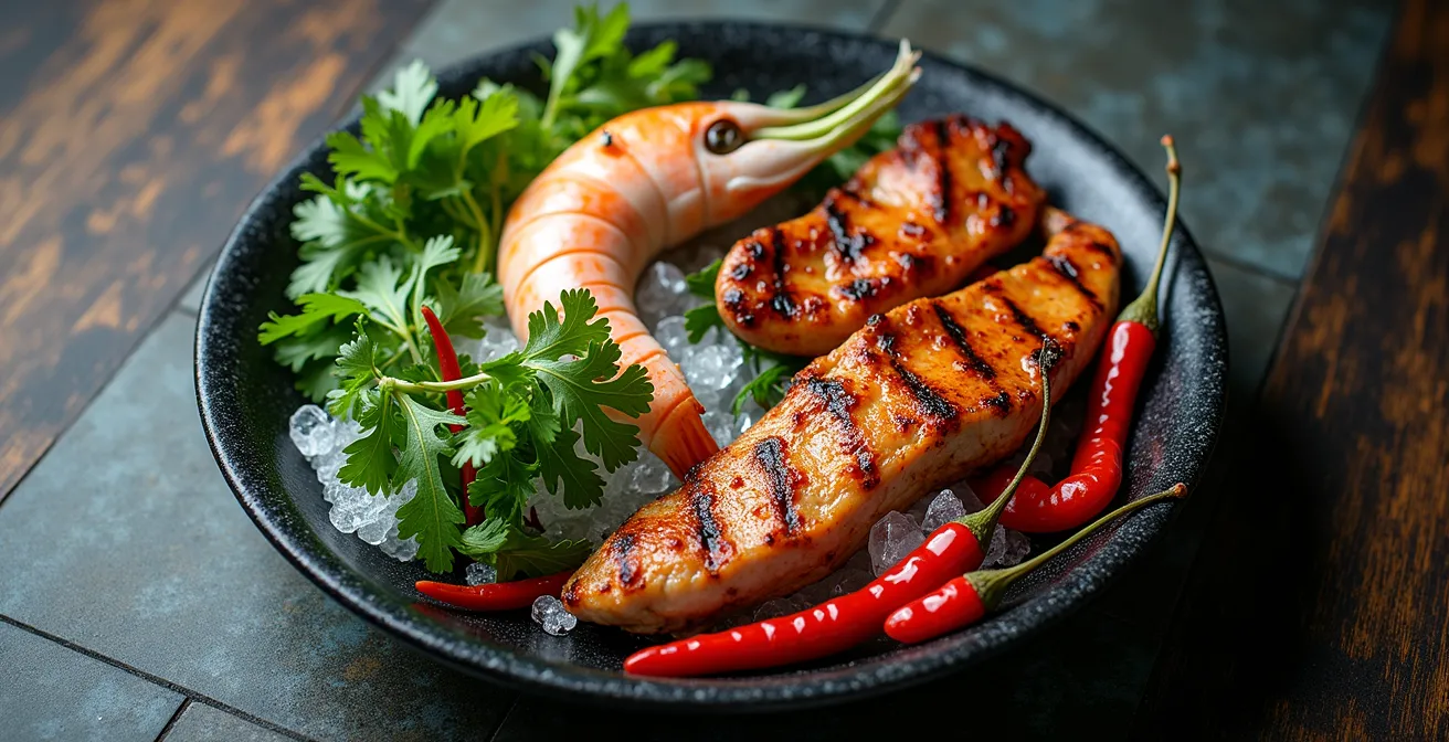 Composizione di cibi caldi e freddi secondo la medicina vietnamita